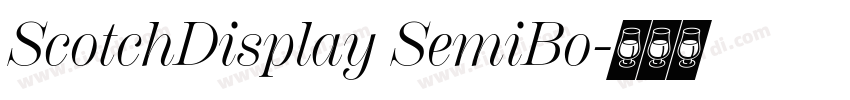 ScotchDisplay SemiBo字体转换